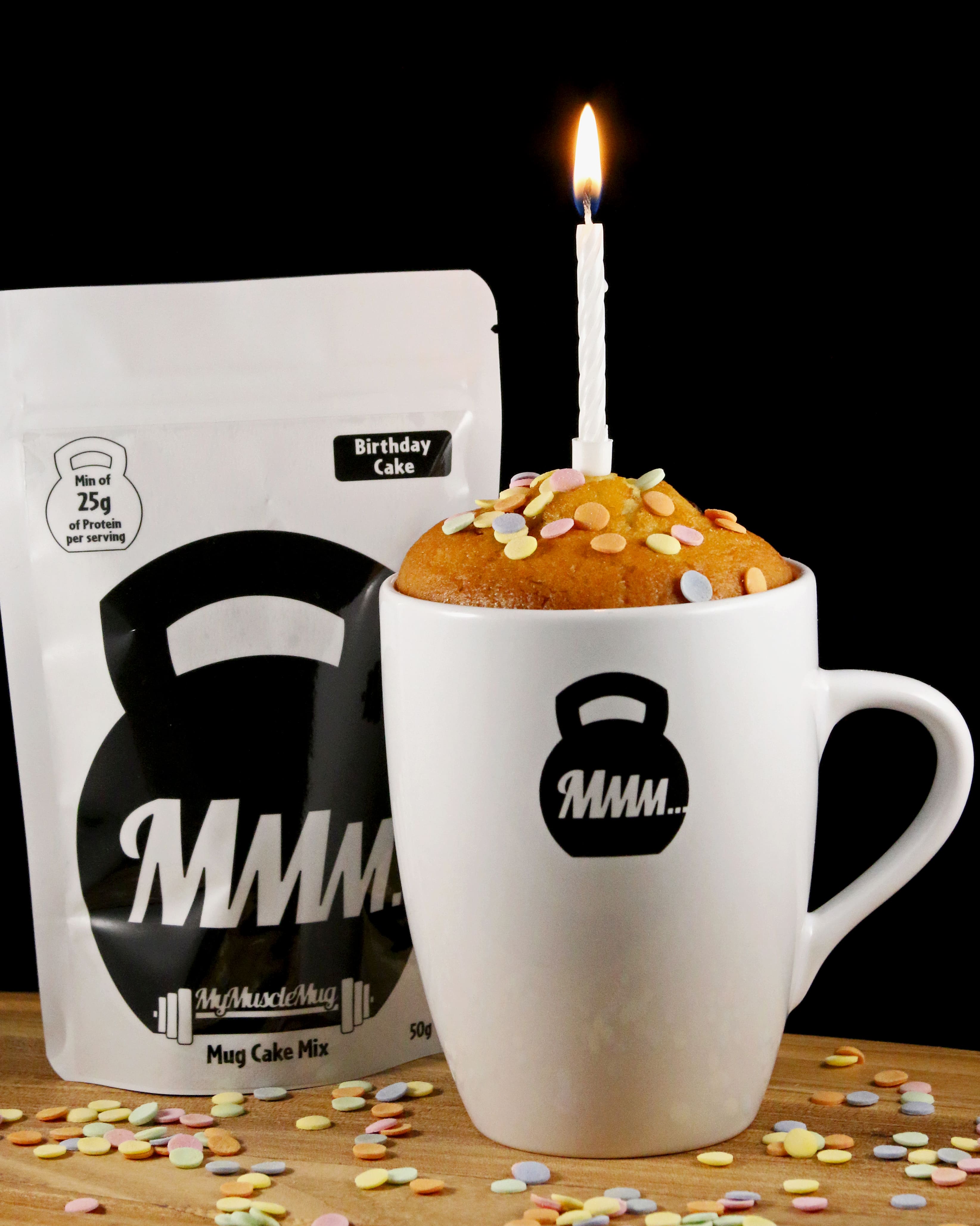 Birthday Cake MyMuscleMug Cake Mix | Mug Cake