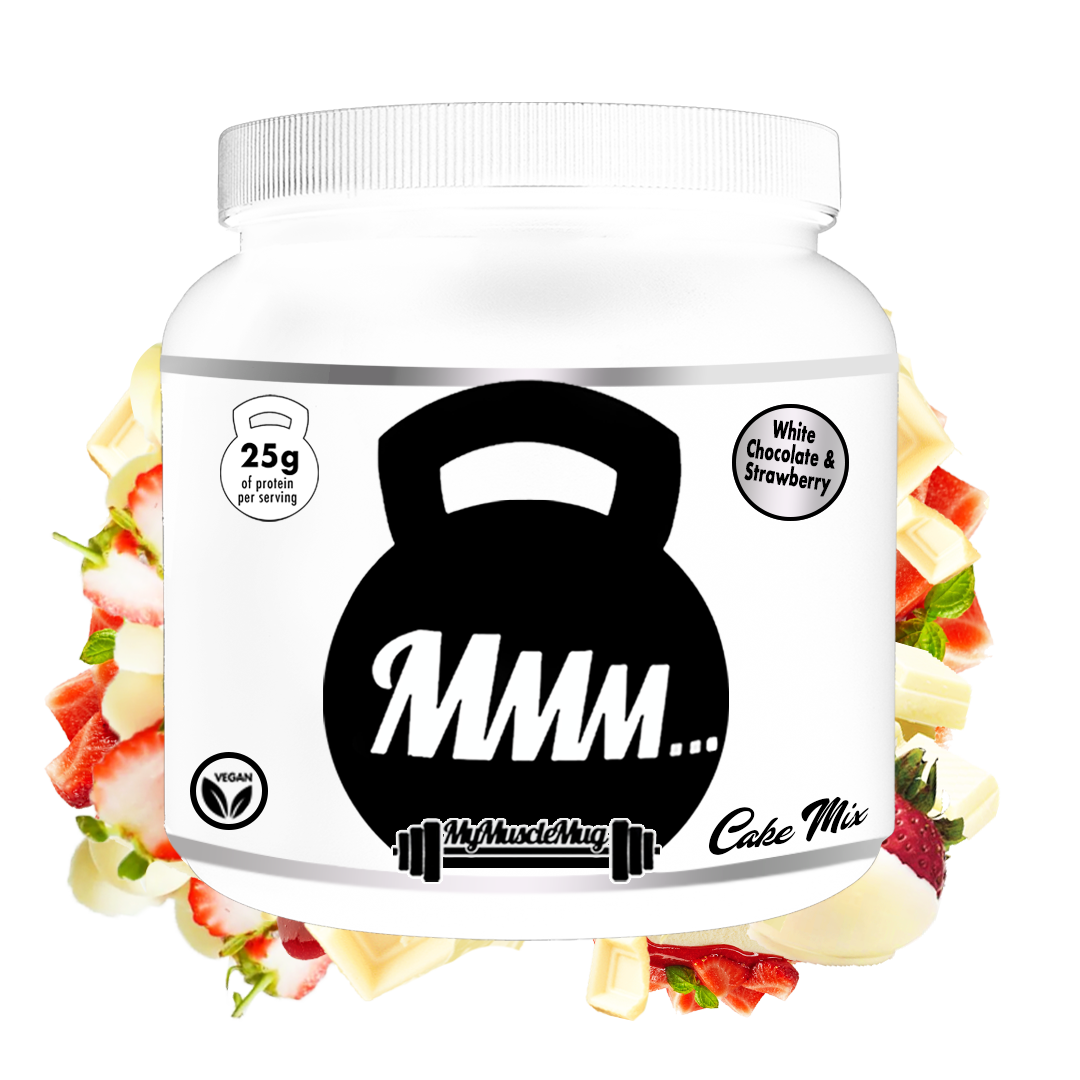 White Chocolate & Strawberry MyMuscleMug Cake Mix (Vegan Friendly) | Vegan
